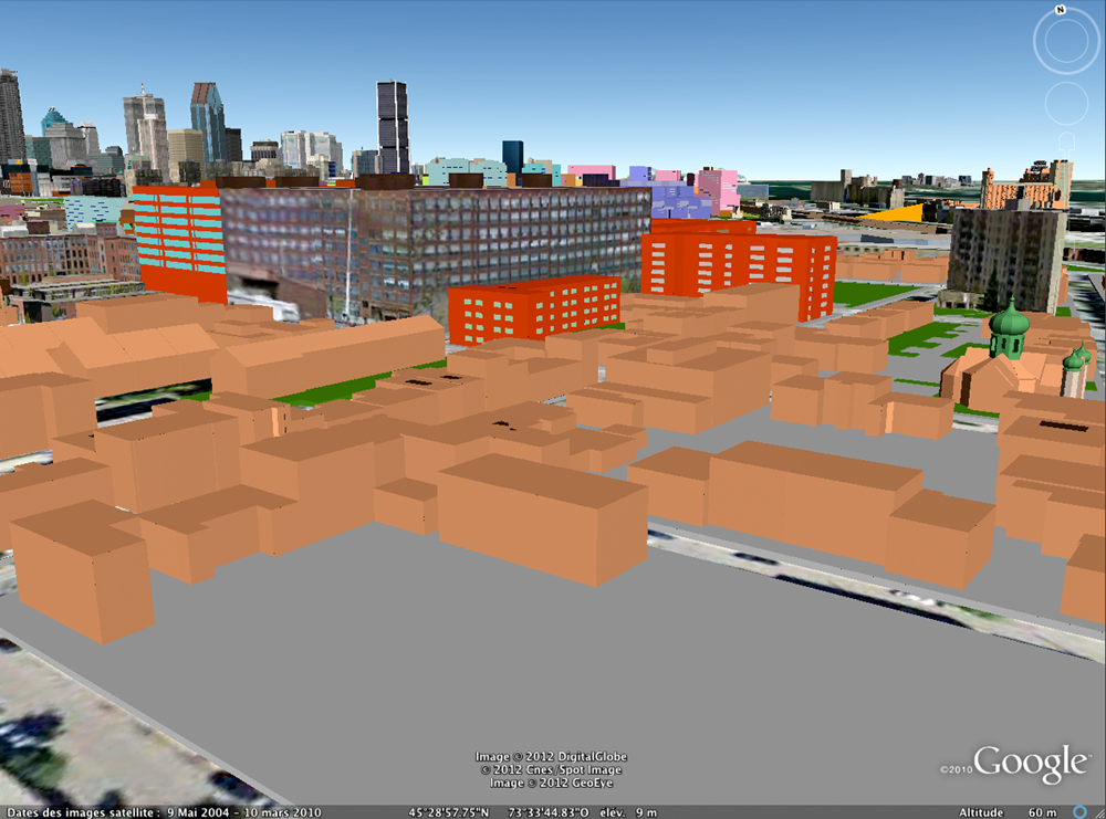 Maquette virtuelle - Maquette de ville - City model - interactive model - Virtual model - Virtual city model